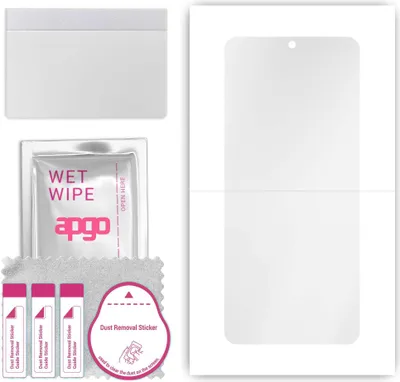Produktbild von apgo Hydrogel Schutzfolie, Klar, kompatibel mit Xiaomi Poco M5s, flexibele Displayschutzfolie, Folie mit Positionierhilfe, kratzfest, einfache Montage