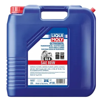Produktbild von LIQUI MOLY 1033 Getriebeöl Mineralöl 80W für Schaltgetriebe 20L