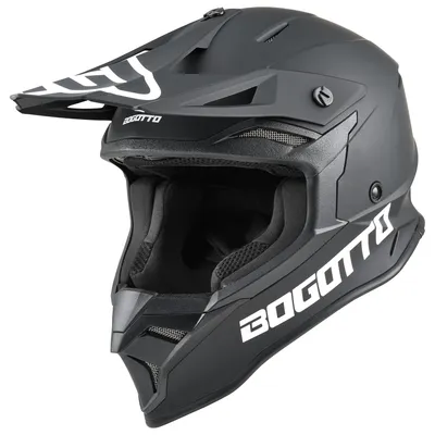 Produktbild von Bogotto H337 MX Motocross Helm, schwarz matt, L (59/60)