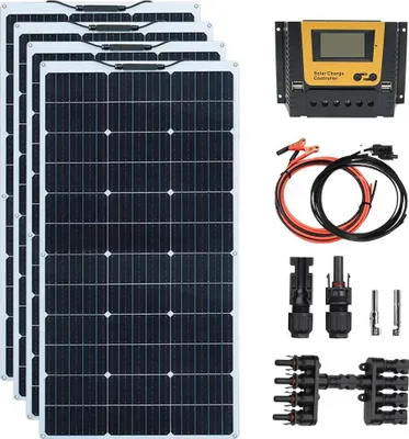 Obrázek produktu pro Solární panel, flexibilní konstrukce, vysoká účinnost, 400W 12V