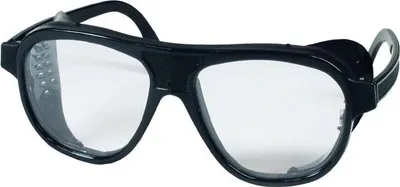 Produktbild von Schutzbrille EN 166 Bügel schwarz,Scheibe klar Nylon,Ku.