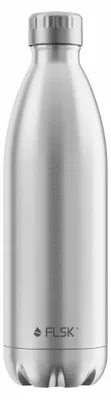 Produktbild von FLSK Trinkflasche STNLS, Isolierflasche, Thermoflasche, Flasche, Edelstahl, Silber, 1 L, 1010-1000-2013
