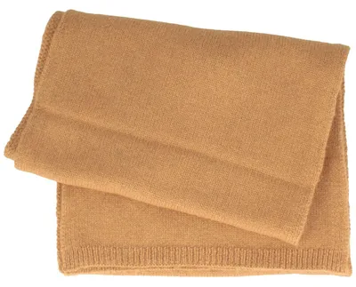 Kopka Feinstrick-Schal aus 100% Schurwolle in beige