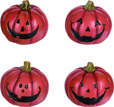 Produktbild von Mini Halloween Kürbis Figur als Dekoration 4cm 1 St.