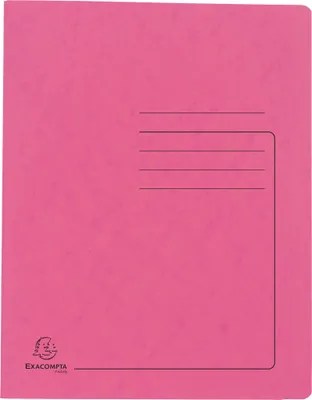 Produktbild von Exacompta 25x Schnellhefter aus Colorspan 355g/m2, A4 - Rosa - 39987E
