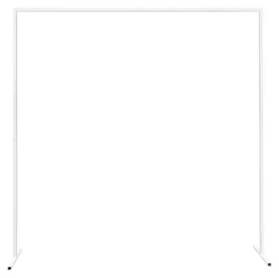 Produktbild von Quadratischer Hochzeitsbogen aus Metall - Hintergrundständer - Blumenrahmen - Dekoration für Hochzeit und Feier
