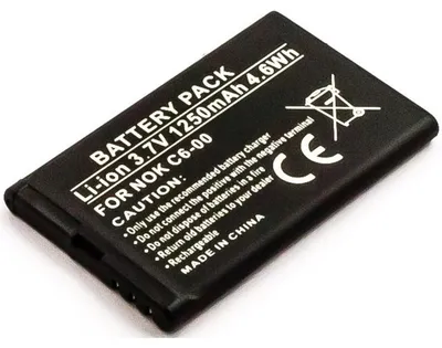 Produktbild von Akku für Bea-fon SL215 Li-Ion 3,7 Volt 1000 mAh schwarz.