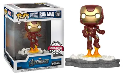 Productafbeelding van Funko Pop! Marvel Deluxe - Avengers Assemble Serie - Iron Man #584, exclusief model
