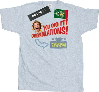 Obrázek produktu pro Elf - Pánské tričko "Nejlepší káva na světě" BI23885 (3XL) (Grey)