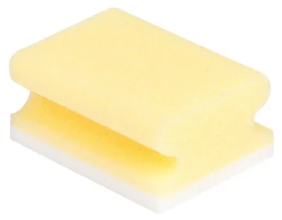 Produktbild von 10x Sito Power-Clean Padschwamm, gelb/weiß, 95 x 69 x 42 mm | Packung (10 Schwämme)