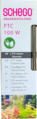 Produktbild von SCHEGO PTC-Heizer Titanrohr - energieeffizienter Aquarium Heizstab - 100W