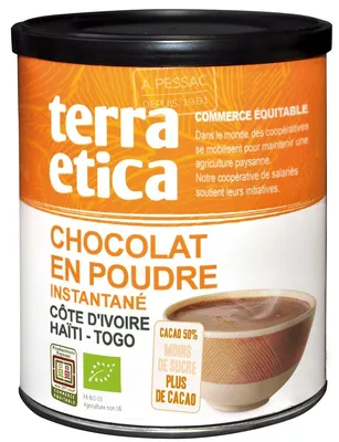 Zdjęcie produktu dla CZEKOLADA DO PICIA - 50 % KAKAO FAIR TRADE425 g - TERRA ETICA