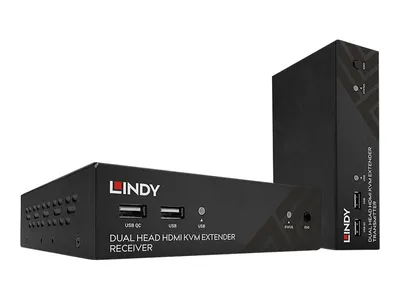Immagine prodotto di Estensore Lindy 100m Cat.6 a doppia testa HDMI, USB e RS-232