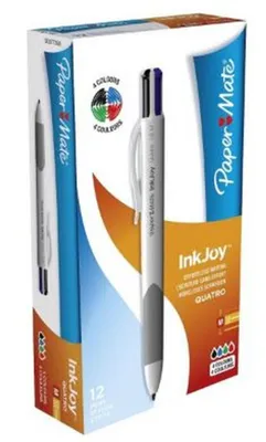 Image de PAPER MATE Kugelschreiber InkJoy Quatro M S/B/R/G 12 Stück