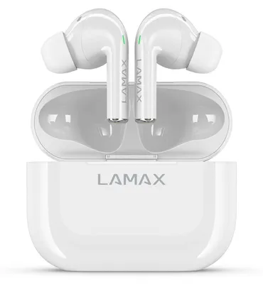 Obrázok produktu pre Lamax Clips1, True Wireless Stereo (TWS), Hovory / hudba / šport / bežné, 20 - 20000 Hz, 43 g, Slúchadlá s mikrofónom, Biela