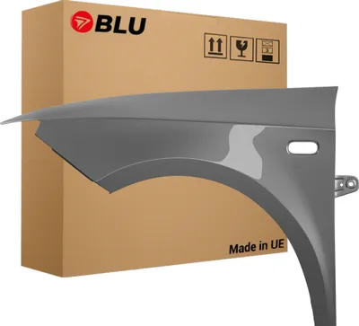Image de BLU Aile Compatible avec Seat Ibiza (6J - IV 4. Generation) LA7Y Gauche Grau ZinnGrau | 2008-2017 | Avant | Peint| Prêt à Monter | Acier