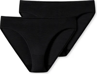Produktbild von Schiesser Damen 4 er PACK Tai 48 schwarz