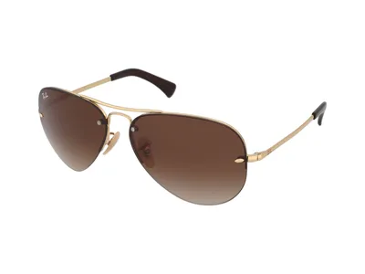 Produktbild von Ray-Ban RB3449, Erwachsener, Uni, Pilot, Gold, Nicht-polarisierte Linse, Metall