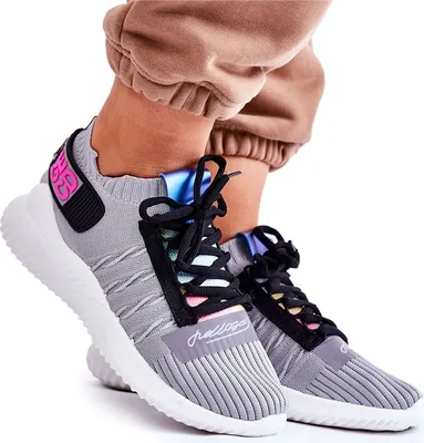 Produktbild von Damen Sportschuhe Freizeitschuhe Komfortabel Sneaker Alarkon Grau Gr.38