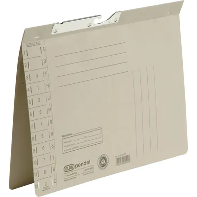 Immagine prodotto di ELBA Pendelhefter A4 aus 250 g/qm Manilakarton grau 50Stk