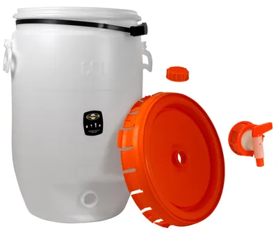 Produktbild von Speidel Getränkefass Rund 60 Liter mit Auslaufhahn NW 15