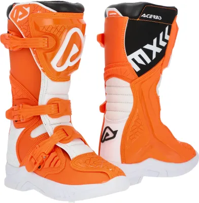 Produktbild von Acerbis X-Team JR Kids Motocross Stiefel, orange/weiß, 36
