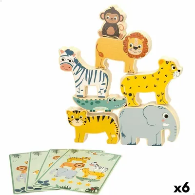 Obrázek produktu pro Stavební hra + figurky Woomax zvířata 16 dílků 7 x 7 x 1,5 cm (6 dílků)