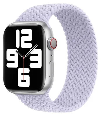Produktbild von Geflochtenes Solo Loop für das Apple Watch | 38/40/41/42 mm - Größe 2 - Purple Fog