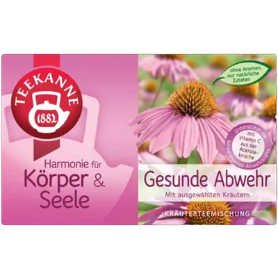 Teekanne Gesunde Abwehr Kräutertee Harmonie für Körper und Seele 40g