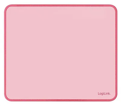 Produktbild von LogiLink Mauspad 22 x 25 cm mit rutschfester Gummiunterseite, Rosa