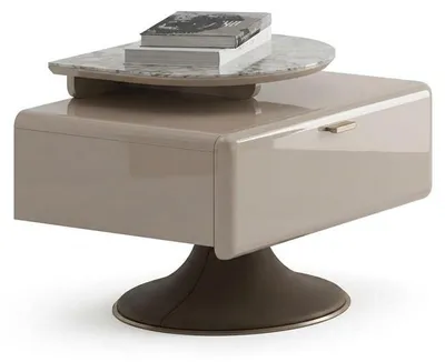 Immagine prodotto di Comodino, design moderno, color beige, spazioso, elegante e nuovo