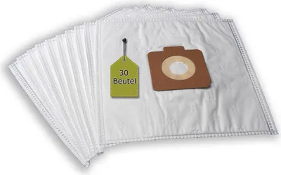 Produktbild von Staubsaugerbeutel ähnlich MENALUX 2100, 30 Staubbeutel + 6 Mikro-Filter