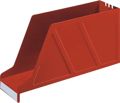 Produktbild von Stehsammler A4 quer 97x156x336mm rot Packung mit 20 Stück