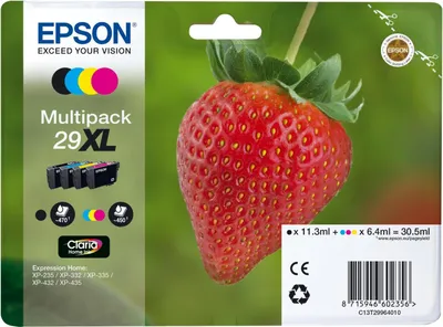 Immagine prodotto di Cartuccia d'inchiostro compatibile Epson Multipack T29XL Giallo Nero Turchese Magenta