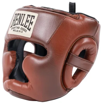 Zdjęcie produktu dla Skórzane ochraniacze głowy PREMIUM HEADGUARD Brown/Black/Beige L/XL BENLEE