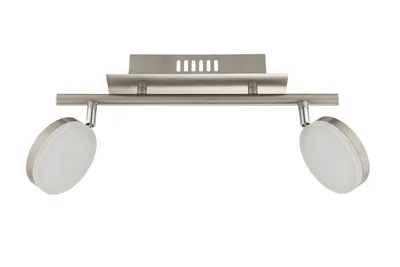 Produktbild von Wofi Deckenbalken, 2-flg. Modell: Hook  - Nickel matt/Chrom, 7893.02.54.0000