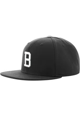 Produktbild von MSTRDS Cap B Letter Snapback Black-blk/L