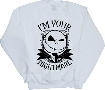 Produktbild von Disney - "Nightmare Before Christmas" Sweatshirt für Damen BI31662 (M) (Weiß)