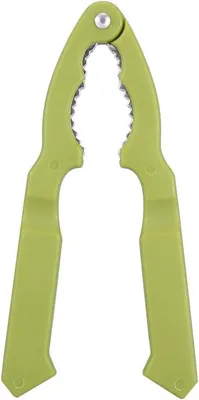 Obrázok produktu pre Lúpač orechov – otvárač vlašských orechov – lúpač – nerezová oceľ – 18,1 x 5 cm – zelená farba