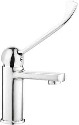Produktbild von Waschbeckenarmatur, mit Klinik-Hebel - chrom, Verlängerter Klinikhebel