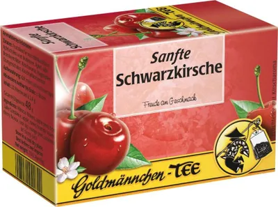 Produktbild von Goldmännchen Tee 4482 Schwarzkirsche 20 St./Pack.