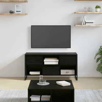 Zdjęcie produktu dla Maison Exclusive - Komody RTV, wymiary: 100 x 36 x 49,5 cm, kolor: czarny, imitacja dębu