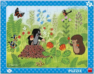 Immagine prodotto di DINO Toys Puzzle deskové 40 KRTEK A JAHODY