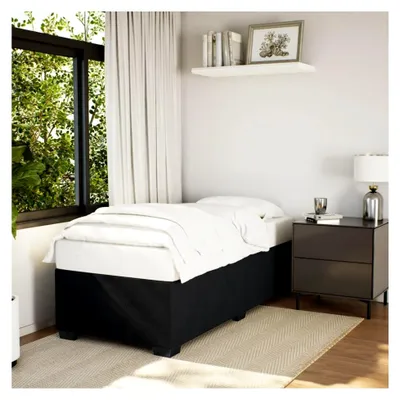 Produktbild von Bettgestell Schwarz 90x190 cm Einzelbett ohne Matratze
