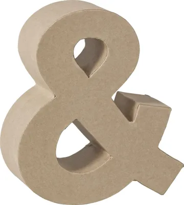 Produktbild von KNORR PRANDELL Papp-Buchstabe 3D & 175 x 155 x 55 cm Pappe natur