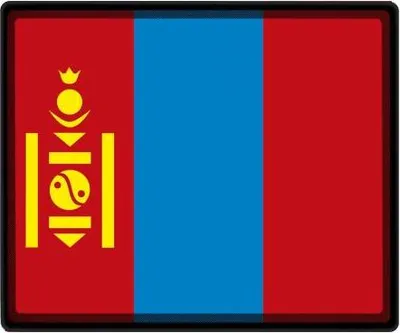 Produktbild von Mousepad Mauspad mit Motiv - Mongolei Fahne - 82111 - Gr. ca. 24  x 20 cm