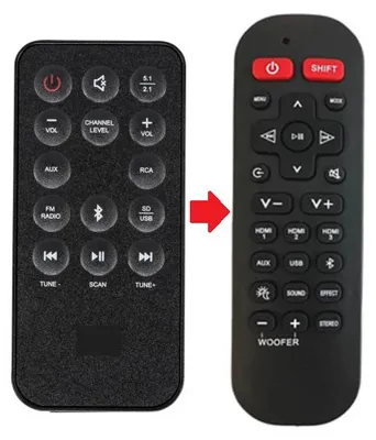 Produktbild von Ersatz Fernbedienung für Logitech Z606 en Z607