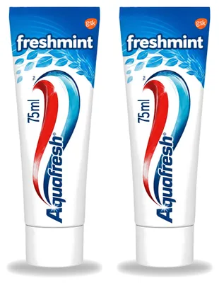 Produktbild von 2 x Aquafresh 3-in-1 Tandpasta Freshmint - 75 ml - Vorteilspackung - 2 Stücke