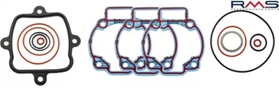 Immagine prodotto di Set di guarnizioni RMS (O-ring, guarnizioni piedi + cofano acqua) compatibile con Piaggio Hexagon 125 / 150