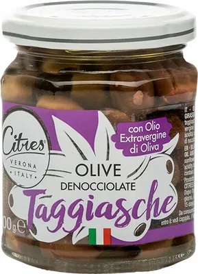 Produktbild von Taggiasche-Oliven in Marinade mit Öl 200g - Citres